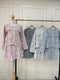 Vintage Tweed Jacket With Pleated Mini Skirts